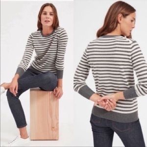 Everlane Striped Cashmere Crewneck Sweater